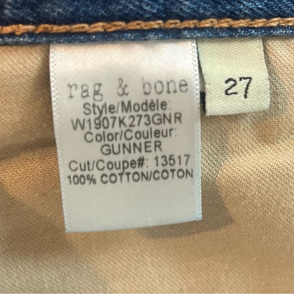 Rag & Bone Jean Shorts Size 27 Womens Distressed Denim Johny - Picture 4 of 5